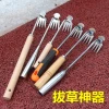 Многонациональный садовый инструмент для извлечения артефактов, грабли, маленькие лопаты, крючки для сорняков нержавеющей стали, составленные из сорняков details Picture
